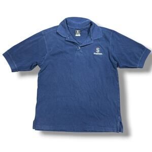 Vintage Stanford University Blue Polo Shirt Gear for Sports Men’s Size S College